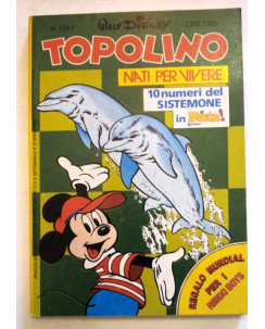 Topolino n.1587 * 27 aprile 1986 * Walt Disney - Mondadori