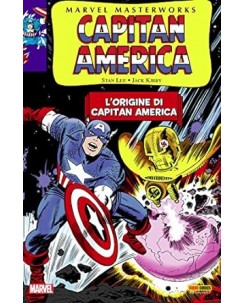 Marvel Masterworks Capitan America 1 l'origine di Lee e Kirby ed. Panini FU48