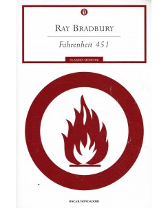 Ray Bradbury : Fahrenheit 451 ed. Oscar Mondadori A62