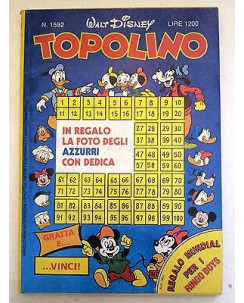 Topolino n.1592 * 1 giugno 1986 * Walt Disney - Mondadori