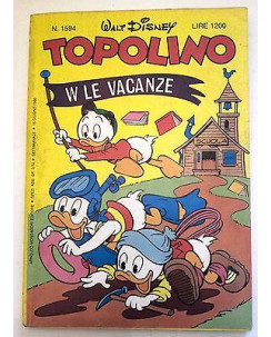 Topolino n.1594 15 giugno 1986 ed. Walt Disney Mondadori