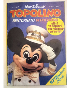 Topolino n.1617 23 novembre 1986 ed. Walt Disney - Mondadori