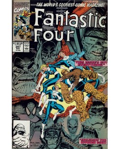 Fantastic Four  347 dec '90 di DeFalco lingua originale ed. Marvel Comics OL17