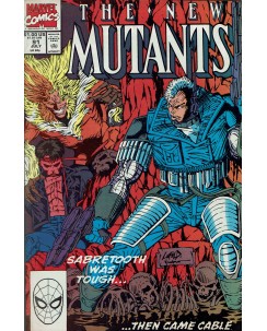 The New Mutants  91 july '90 di Liefield lingua originale ed. Marvel Comics OL17