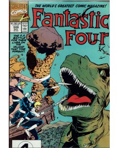 Fantastic Four  346 nov '90 di DeFalco lingua originale ed. Marvel Comics OL17