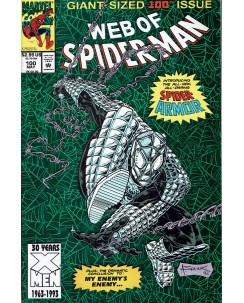 Web of Spider-Man 100 di Kavanagh in lingua originale ed. Marvel Comics OL07