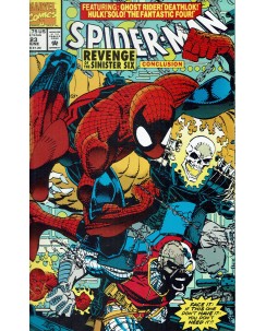 Spider-Man   23 june '92 di Larsen in lingua originale ed. Marvel Comics OL17