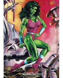 Marvel Masterpieces  82 She Hulk CARD ed. Sky Box Gd05