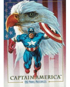 Marvel Masterpieces  16 Capitain America CARD ed. Sky Box Gd05