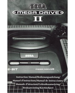 SEGA mega drive II manuale d'istruzioni ed. SEGA B41