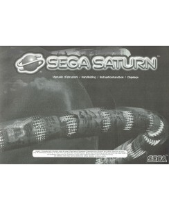 SEGA Saturn manuale d'istruzioni ed. SEGA B41