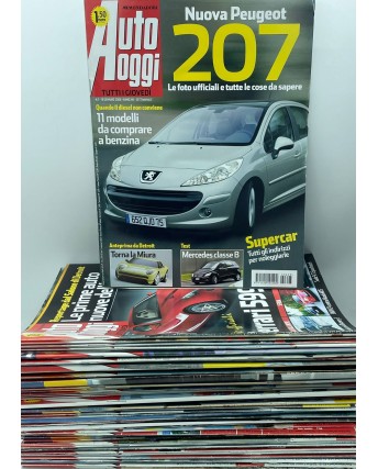 Auto Oggi annata 2006 seq. COMPLETA 3/52 no 1 e 2 ed. Mondadori FF18