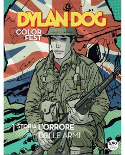 Dylan Dog color fest n.41 l'orrore delle armi di Recchioni ed. Bonelli