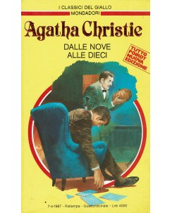 I classici del giallo 527 Agatha Christie : nove alle dieci ed. Mondadori A69