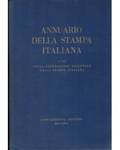 Annuario della stampa italiana ed. Aldo Garzanti A97