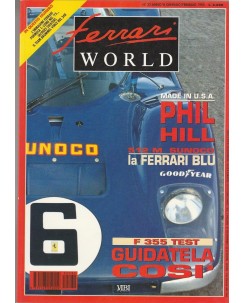 Ferrari World n.32 anno VI gen/feb 1995 Phil Hill 512 M Sunoco F335 Test R01
