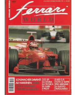 Ferrari World n.53 anno IX ott/nov 1998  Schumacher 333 SP I 600 G.P. R01