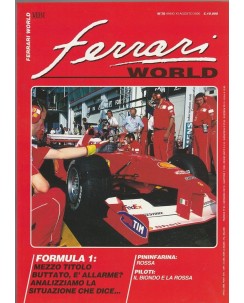 Ferrari World n.70 anno XI Ago 2000 Pininfarina Piloti il biondo e la rossa R01