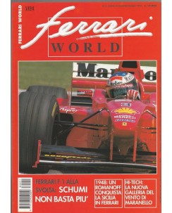 Ferrari World n.51 anno IX giu/lug 1998 Schumacher Ferrari F1 alla svolta R01