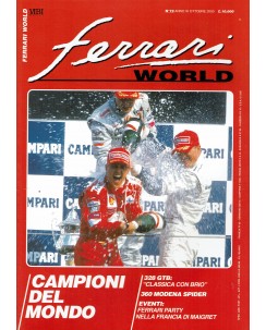Ferrari World  72 ott. '00 campioni del mondo ed. Vibi R02