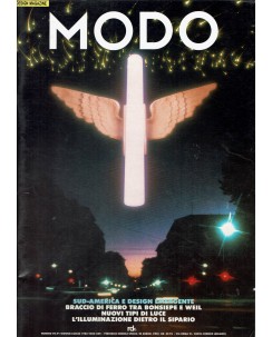 Design Magazine Modo  90-91 lug. '86 Sud America design emergente ed. RDE R03