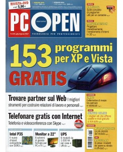 Pc Open 130 ago. 2007 153 programmi per XP e vista ed. GPP