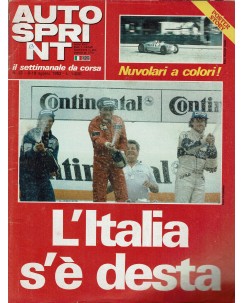 Auto Sprint 32 8/16 ago. '83 l'Italia s'è desta ed. Conti R04