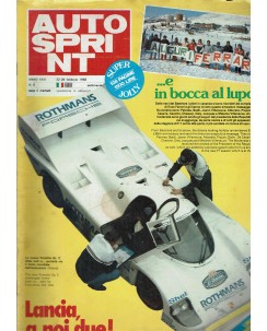 Auto Sprint  8 22/28 feb. '83 Lancia a noi due ed. Conti R04