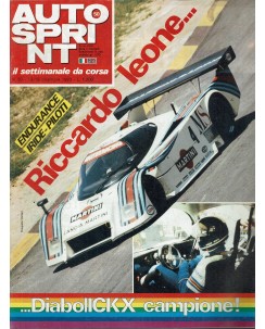 Auto Sprint 50 13/19 dic. '83 Riccardo Leone ed. Conti R04
