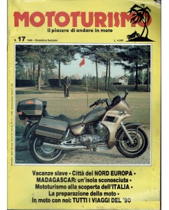 Mototurismo 17 gen. '89 vacanze slave citta Nord Europa ed. Conti R04