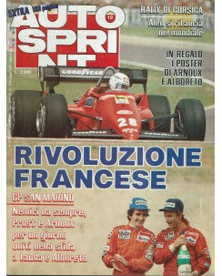 Auto Sprint 19 8/14 mag. '84 rivoluzione francese ed. Conti R04