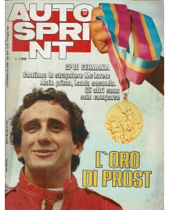 Auto Sprint 32 7/13 ago. '84 l'oro di Prost ed. Conti R04
