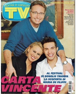 Tv Sorrisi e Canzoni  9 mar. 2009 M. Carta Bonolis L. Chiatti ed. Mondadori R05