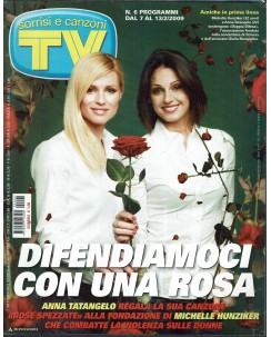 Tv Sorrisi e Canzoni  6 feb. 2009 M. Hunziker A. Tatangelo ed. Mondadori R05