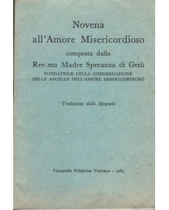 Novena all'amore misericordioso ed. Tipografia Vaticana A88