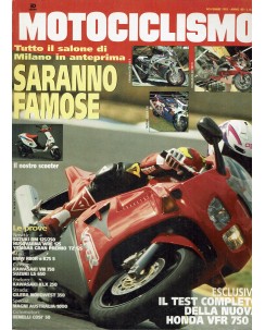 Motociclismo 11 nov. 1993 tutto salone Milano saranno famose ed. Edisport R07