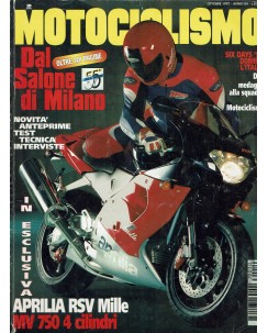 Motociclismo 10 ott. 1997 Aprilia RSV mille MV 750 ed. Edisport SPA R07