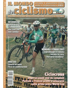 Il mondo del ciclismo  47 nov. 2002 ciclocross Pontoni e Franzoi ed. Sporty R08
