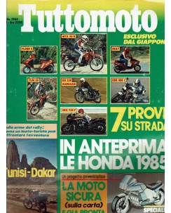 Tutto moto   4 apr. 1984 Flush S MTX 50 R Beat TLM 50 ed. Conti R09