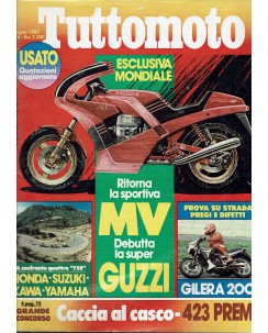Tutto moto   6 giu. 1985 ritorna sportiva MV debutta Guzzi ed. Conti R09