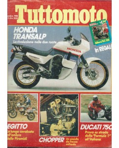 Tutto moto  12 dic. 1986 Honda Transalp ed. Conti R09