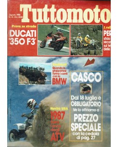 Tutto moto   8 ago. 1986 Honda Ducati 350 F3 ed. Conti R09