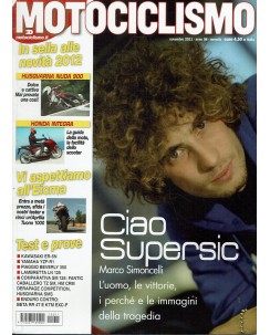 Motociclismo 2678 n. 11 nov. 2011 ciao Supersic ed. Edisport SPA R09