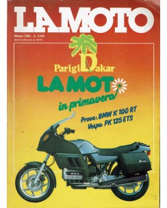 La moto  3 mar. 1985 Parigi Dakar la moto in primavera ed. Conti R11