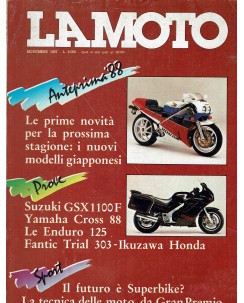 La moto 11 nov. 1987 Suzuki GSX 1100F Yamaha Cross 88 ed. Conti R11