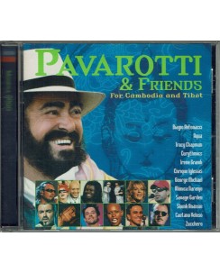 CD19 66 Pavarotti e Friends for Cambodia e Tibet 1 CD Decca USATO