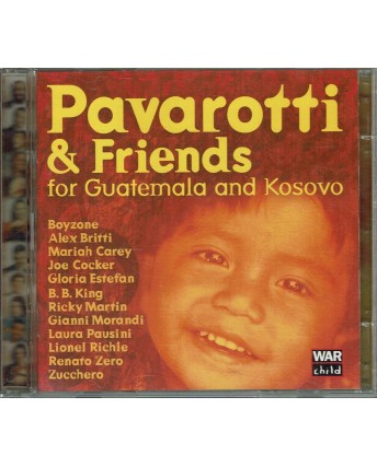 CD19 70 Pavarotti e Friends for Guatemala e Kosovo 2 CD Decca USATO