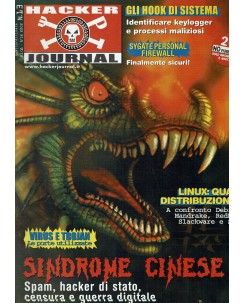 Hacker journal 13 dic. 2002 virus e Trojan sindrome cinese FF03