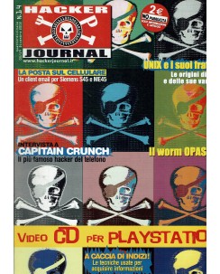Hacker journal 14 dic. 2002 video CD per playstation posta sul cellulare FF03