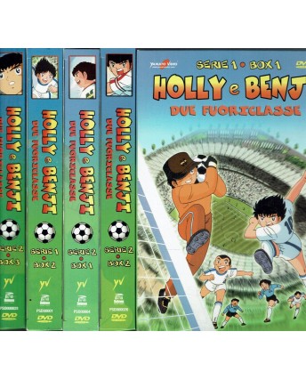 DVD Holly e Benji box 1/5 stagione 1/2 ITA usato ed. Yamato Video B26